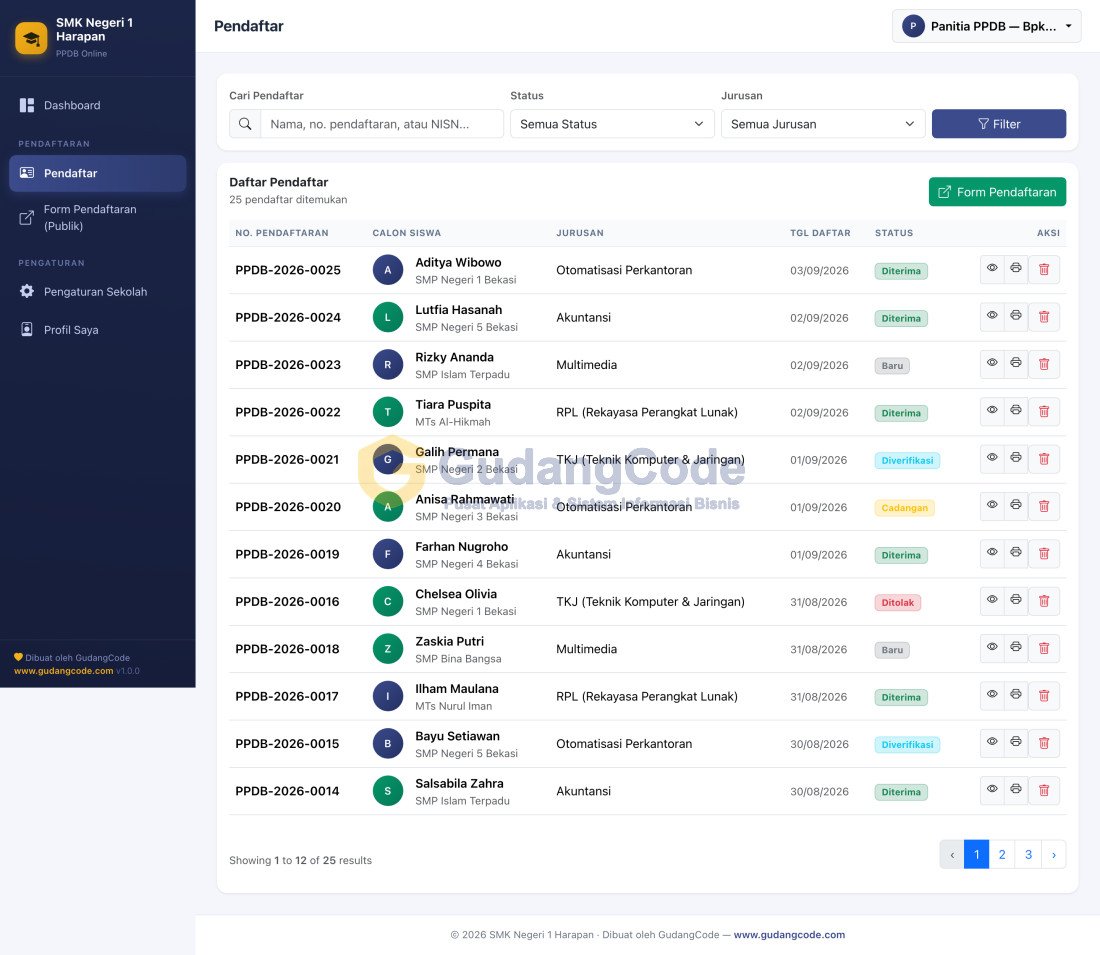 Aplikasi PPDB Online - Aplikasi PPDB Online — Screenshot 2