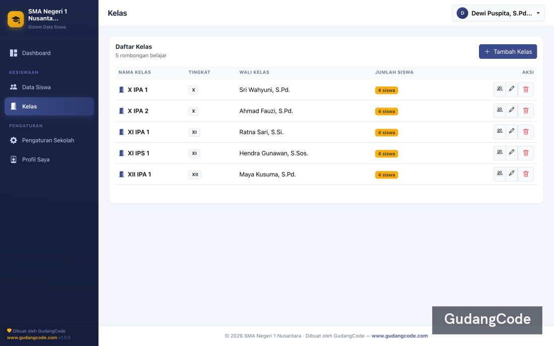 Student Data Management App