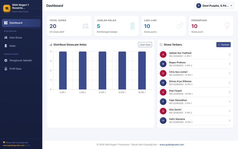 Student Data Management App