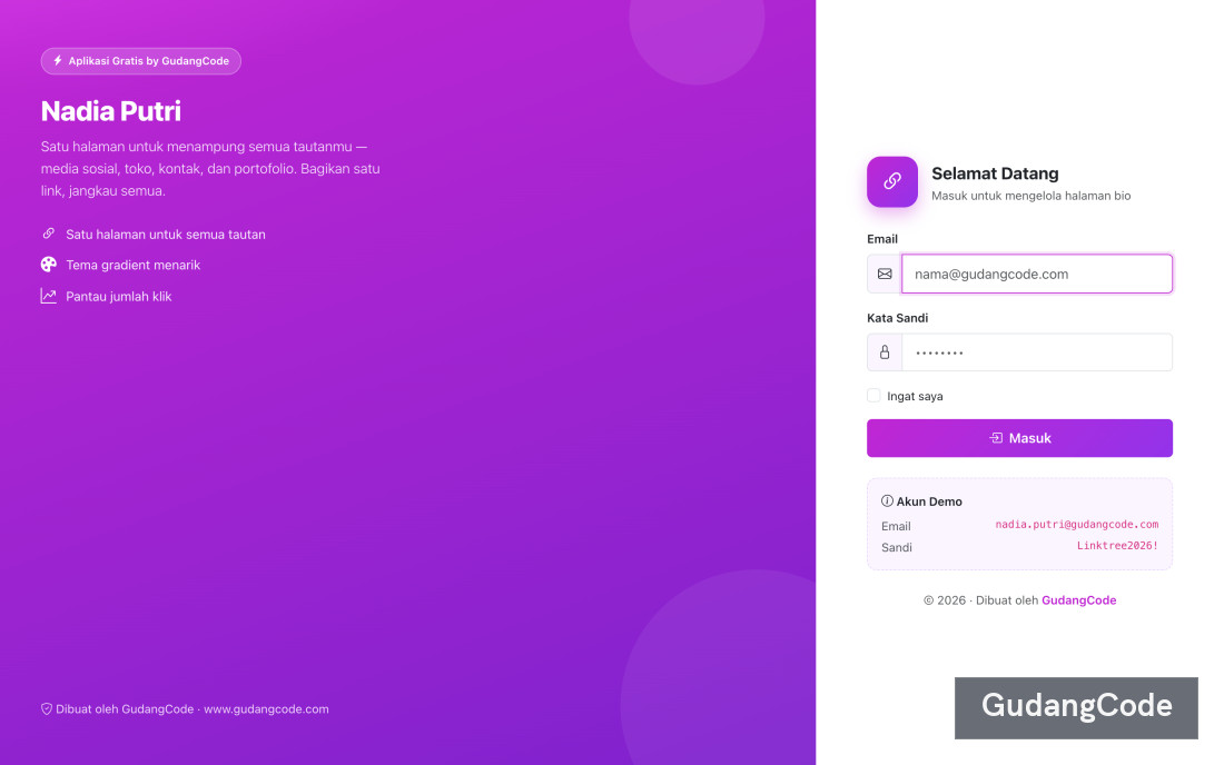 Aplikasi Linktree Mini - Aplikasi Linktree Mini — Screenshot 4