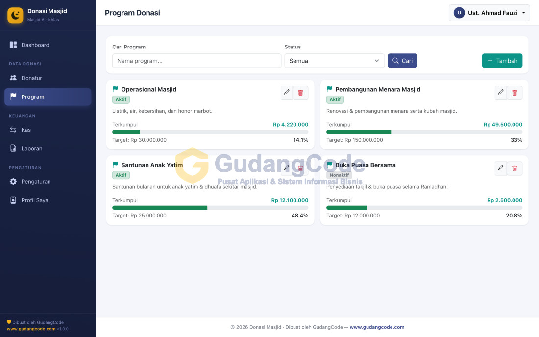 Mosque Donation & Charity App