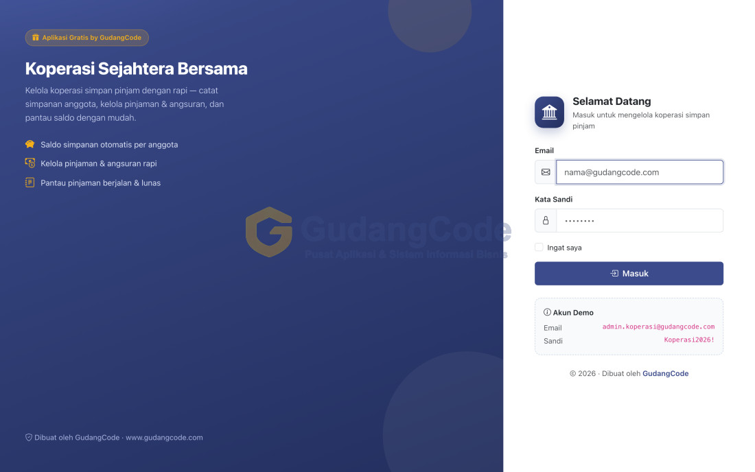 Savings & Loan Cooperative App