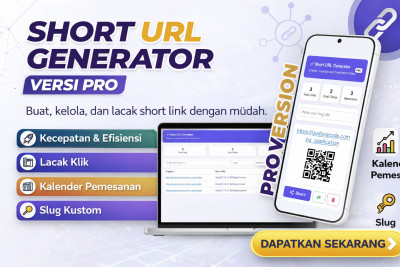 Aplikasi Short URL Generator (PRO)