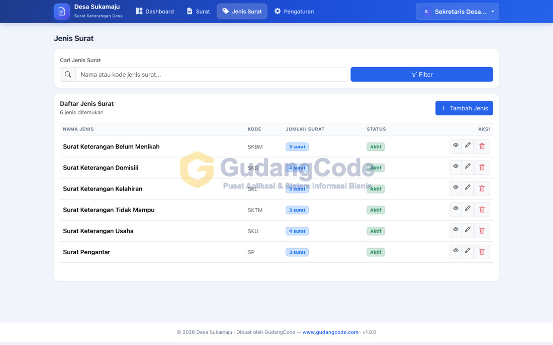 Aplikasi Surat Keterangan Desa - Aplikasi Surat Keterangan Desa — Screenshot 4