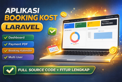 Sistem Reservasi Kost Berbasis Laravel Lengkap
