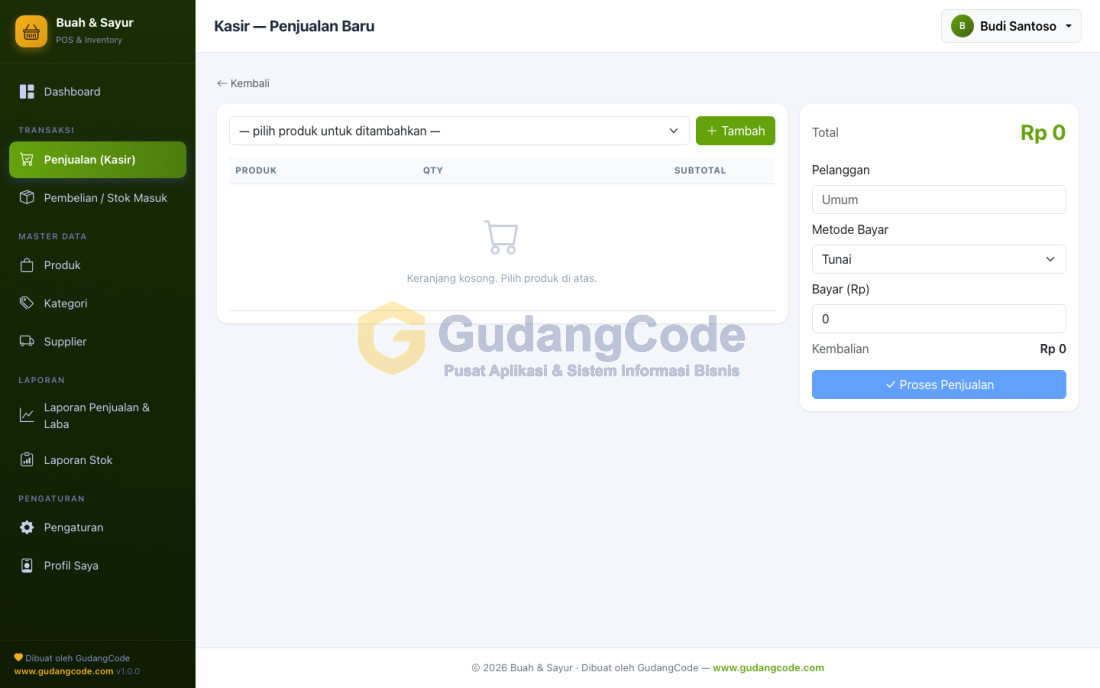 Fresh Produce POS App