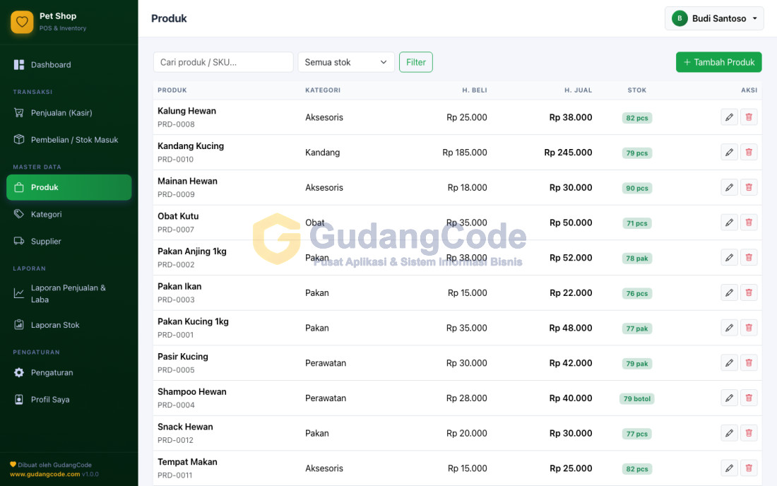 Pet Shop POS App