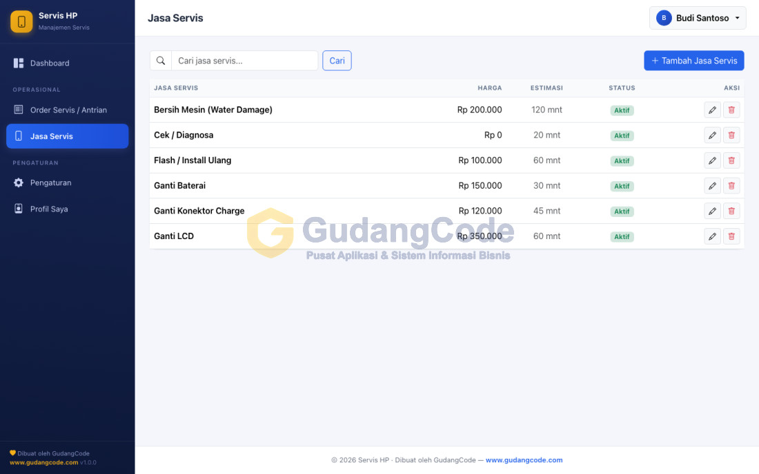 Gadget & Electronics Repair Management App