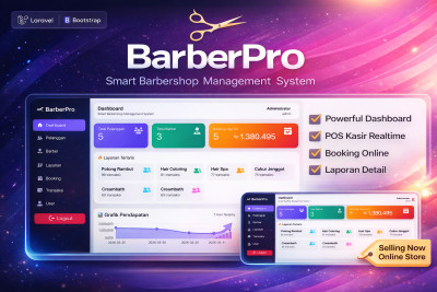 Sistem Manajemen Barbershop & Salon