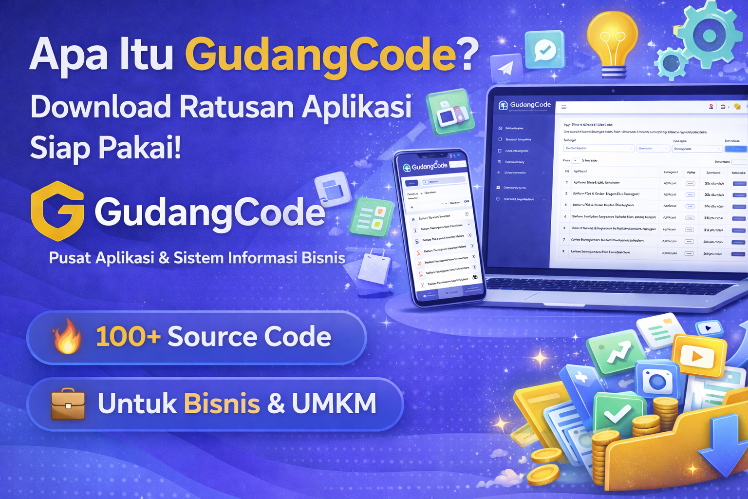 What is GudangCode? Complete Solution for Ready-to-Use Source Code & Business Applications