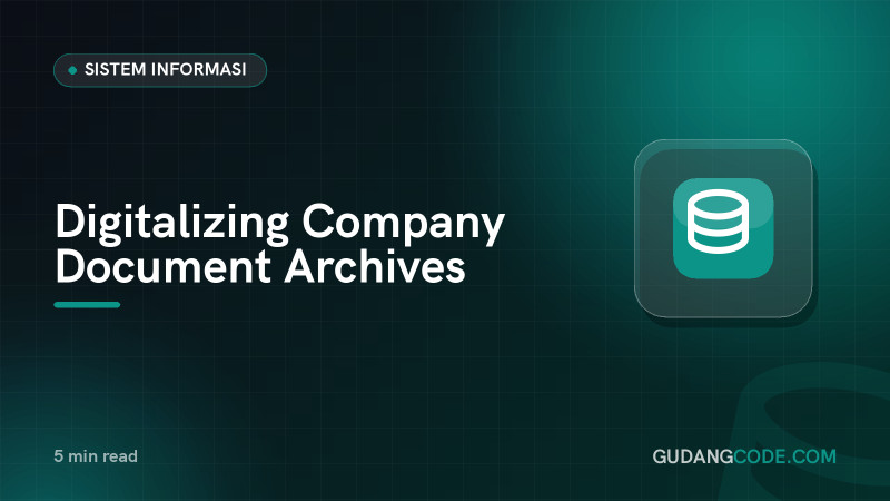 Digitalizing Company Document Archives