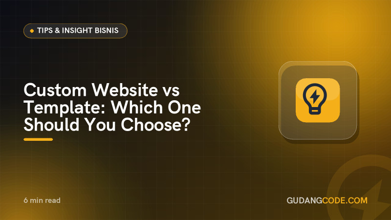 Custom Website vs Template: Which One Should You Choose?