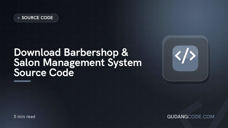 Download Barbershop & Salon Management System Source Code