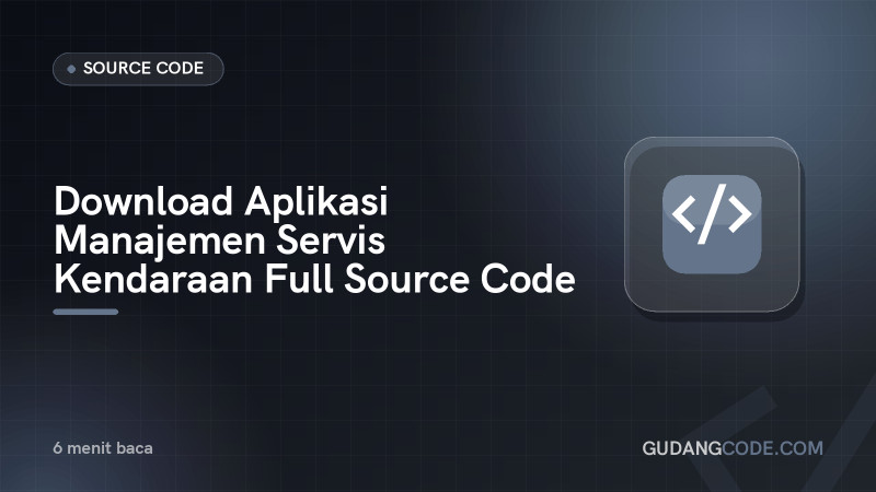 Download Vehicle Service Management Application Source Code