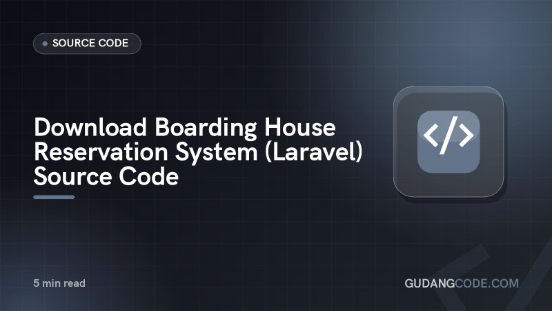 Download Boarding House Reservation System (Laravel) Source Code