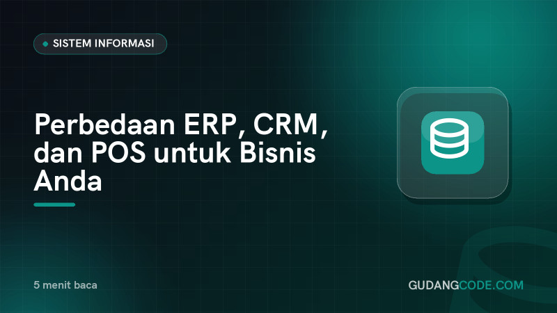 The Difference Between ERP, CRM, and POS for Your Business