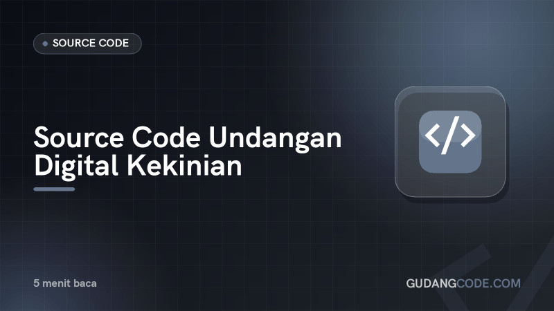 Modern Digital Invitation Source Code