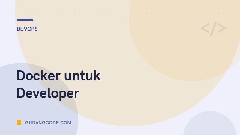 Docker untuk Developer
